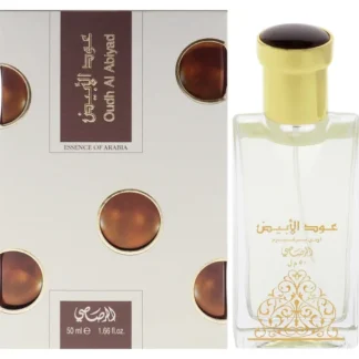 Oud Al Abiyad by Rasasi for Unisex - 1.66 oz EDP Spray - Fresh Bloom Skin - Premium Skincare Solutions for Nourished, Hydrated, and Radiant Skin Every Day