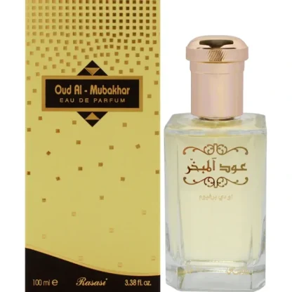 Oud Al Mubakhar by Rasasi for Men - 3.38 oz EDP Spray - Fresh Bloom Skin - Premium Skincare Solutions for Nourished, Hydrated, and Radiant Skin Every Day