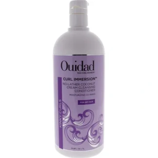 Ouidad Curl Immersion No-Lather Coconut Cream Cleansing Conditioner by Ouidad for Unisex - 33.8 oz Conditioner - Fresh Bloom Skin - Premium Skincare Solutions for Nourished, Hydrated, and Radiant Skin Every Day