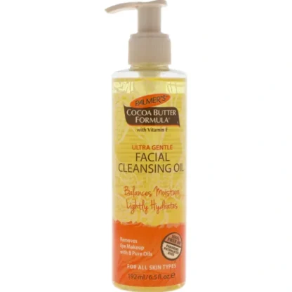 Palmers Cocoa Butter Facial Cleansing Oil by Palmers for Unisex - 6.5 oz Cleanser - Fresh Bloom Skin - Premium Skincare Solutions for Nourished, Hydrated, and Radiant Skin Every Day