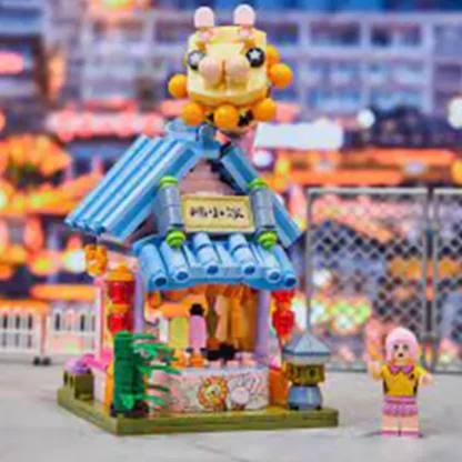 Pantasy Food Street Series - Classical Ice Cream Shop 26.5*20*6cm - Fresh Bloom Skin - Premium Skincare Solutions for Nourished, Hydrated, and Radiant Skin Every Day