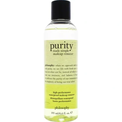 Philosophy Purity Made Simple Makeup Remover High-Performance Waterproof by Philosophy for Women - 6.7 oz Makeup Remover - Fresh Bloom Skin - Premium Skincare Solutions for Nourished, Hydrated, and Radiant Skin Every Day