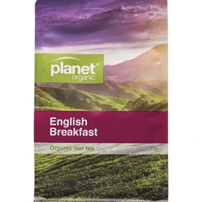 Planet Organic Organic Tea English Breakfast Loose Leaf 125g - Fresh Bloom Skin - Premium Skincare Solutions for Nourished, Hydrated, and Radiant Skin Every Day