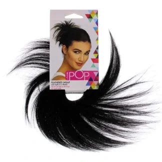 Pop Feather Wrap - R2 Ebony by Hairdo for Women - 1 Pc Hair Wrap - Fresh Bloom Skin - Premium Skincare Solutions for Nourished, Hydrated, and Radiant Skin Every Day
