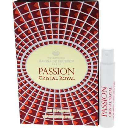 Princesse Marina De Bourbon Cristal Royal Passion by Princesse Marina De Bourbon for Women - 1 ml EDP Spray Vial (Mini) - Fresh Bloom Skin - Premium Skincare Solutions for Nourished, Hydrated, and Radiant Skin Every Day