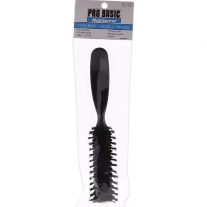 Pro Basic 7 Row Brush by Marianna for Unisex - 1 Pc Hair Brush - Fresh Bloom Skin - Premium Skincare Solutions for Nourished, Hydrated, and Radiant Skin Every Day