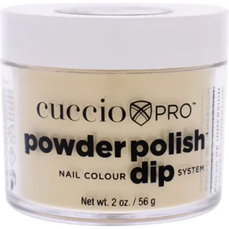 Pro Powder Polish Nail Colour Dip System - Metallic Lemon Gold by Cuccio Colour for Women - 1.6 oz Nail Powder - Fresh Bloom Skin - Premium Skincare Solutions for Nourished, Hydrated, and Radiant Skin Every Day