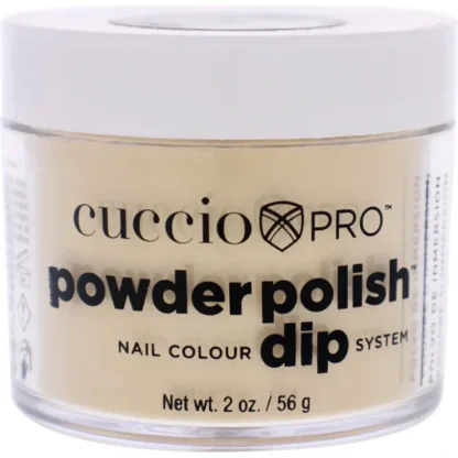 Pro Powder Polish Nail Colour Dip System - Metallic Lemon Gold by Cuccio Colour for Women - 1.6 oz Nail Powder - Fresh Bloom Skin - Premium Skincare Solutions for Nourished, Hydrated, and Radiant Skin Every Day