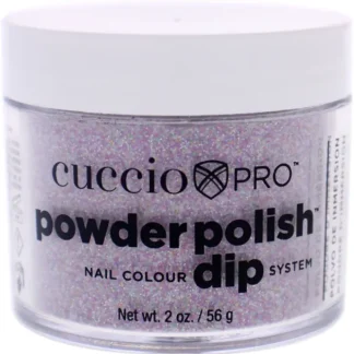 Pro Powder Polish Nail Colour Dip System - Deep Purple Glitter by Cuccio Colour for Women - 1.6 oz Nail Powder - Fresh Bloom Skin - Premium Skincare Solutions for Nourished, Hydrated, and Radiant Skin Every Day