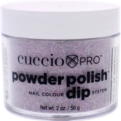 Pro Powder Polish Nail Colour Dip System - Deep Purple Glitter by Cuccio Colour for Women - 1.6 oz Nail Powder - Fresh Bloom Skin - Premium Skincare Solutions for Nourished, Hydrated, and Radiant Skin Every Day