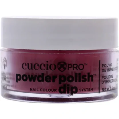 Pro Powder Polish Nail Colour Dip System - Fuchsia With Rainbow Mica by Cuccio Colour for Women - 0.5 oz Nail Powder - Fresh Bloom Skin - Premium Skincare Solutions for Nourished, Hydrated, and Radiant Skin Every Day