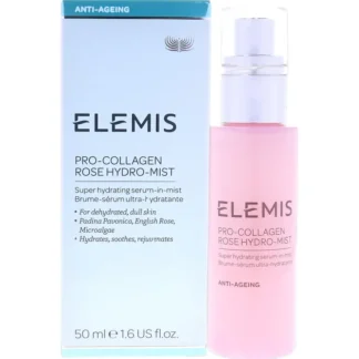 Pro-Collagen Rose Hydro-Mist by Elemis for Women - 1.6 oz Mist - Fresh Bloom Skin - Premium Skincare Solutions for Nourished, Hydrated, and Radiant Skin Every Day