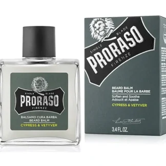 Proraso Beard Balm For Stubble Beards Fragrance Cypress & Vetyver 100ml - Fresh Bloom Skin - Premium Skincare Solutions for Nourished, Hydrated, and Radiant Skin Every Day