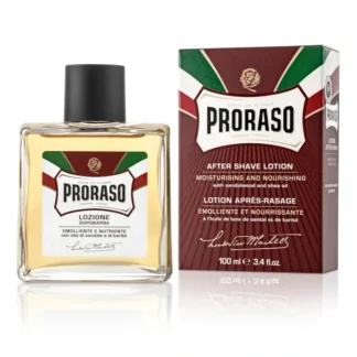 Proraso Red After Shave Lotion with Sandalwood Oil 100ml/3.4oz - Fresh Bloom Skin - Premium Skincare Solutions for Nourished, Hydrated, and Radiant Skin Every Day