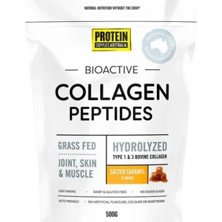 Protein Supplies Australia Collagen Salted Caramel 500g - Fresh Bloom Skin - Premium Skincare Solutions for Nourished, Hydrated, and Radiant Skin Every Day