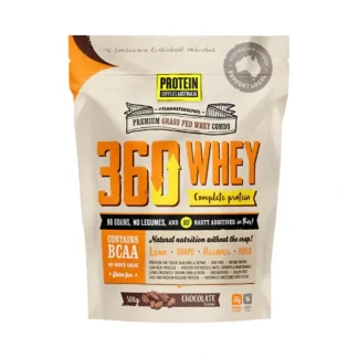Protein Supplies Australia 360Whey Chocolate WPI+WPC Combo 500g - Fresh Bloom Skin - Premium Skincare Solutions for Nourished, Hydrated, and Radiant Skin Every Day