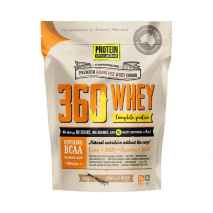 Protein Supplies Australia 360Whey Vanilla Bean WPI+WPC Combo 500g - Fresh Bloom Skin - Premium Skincare Solutions for Nourished, Hydrated, and Radiant Skin Every Day