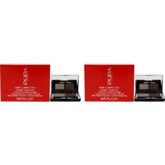 Pupa Milano Vamp! Compact Duo Eyeshadow - 005 Milk Chocolate by Pupa Milano for Women - 0.078 oz Eye Shadow - Pack of 2 - Fresh Bloom Skin - Premium Skincare Solutions for Nourished, Hydrated, and Radiant Skin Every Day