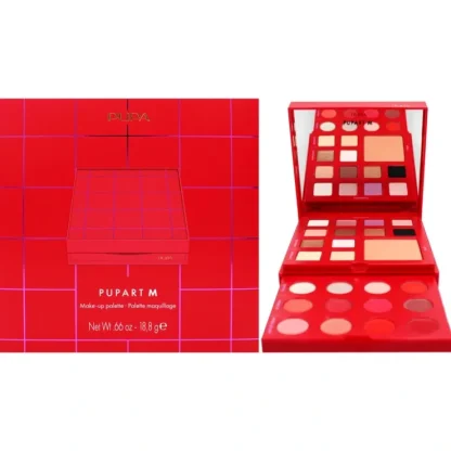 Pupart M Make-Up Palette - 003 Red by Pupa Milano for Women - 0.66 oz Makeup - Fresh Bloom Skin - Premium Skincare Solutions for Nourished, Hydrated, and Radiant Skin Every Day