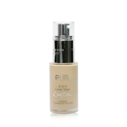 PUR (PurMinerals) 4 in 1 Love Your Selfie Longwear Foundation & Concealer - #LG5 Ivory (Fair Skin With Golden Undertones) 30ml/1oz - Fresh Bloom Skin - Premium Skincare Solutions for Nourished, Hydrated, and Radiant Skin Every Day