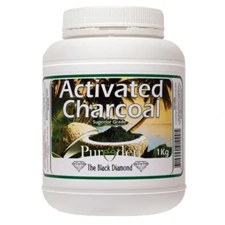 Pure Eden Activated Charcoal 1kg - Fresh Bloom Skin - Premium Skincare Solutions for Nourished, Hydrated, and Radiant Skin Every Day