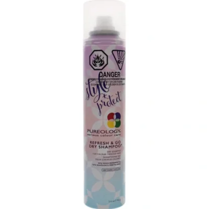 Pureology Refresh and Go Dry Shampoo by Pureology for Unisex - 3.4 oz Dry Shampoo - Fresh Bloom Skin - Premium Skincare Solutions for Nourished, Hydrated, and Radiant Skin Every Day