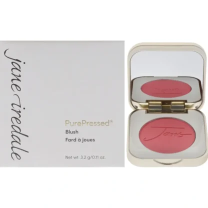 PurePressed Blush - Clearly Pink by Jane Iredale for Women - 0.11 oz Blush - Fresh Bloom Skin - Premium Skincare Solutions for Nourished, Hydrated, and Radiant Skin Every Day