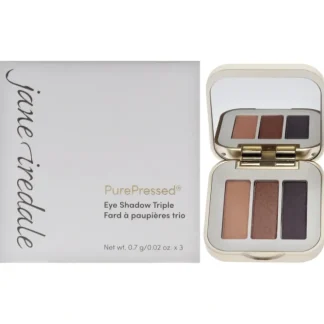 PurePressed Eyeshadow Triple - Brown Sugar by Jane Iredale for Women - 0.1 oz Eye Shadow - Fresh Bloom Skin - Premium Skincare Solutions for Nourished, Hydrated, and Radiant Skin Every Day