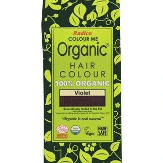Radico Colour Me Organic Hair Colour Powder - Violet 100g - Fresh Bloom Skin - Premium Skincare Solutions for Nourished, Hydrated, and Radiant Skin Every Day