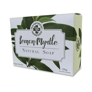 Rainforest Remedies Lemon Myrtle Soap Smooth 100g - Fresh Bloom Skin - Premium Skincare Solutions for Nourished, Hydrated, and Radiant Skin Every Day