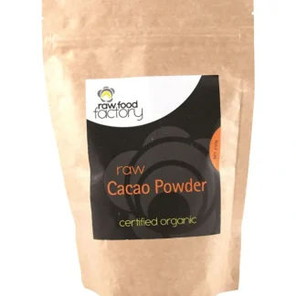 Raw Food Factory Organic Raw Cacao Powder 250g - Fresh Bloom Skin - Premium Skincare Solutions for Nourished, Hydrated, and Radiant Skin Every Day