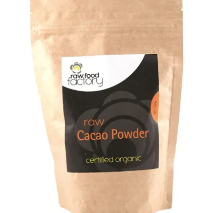 Raw Food Factory Organic Raw Cacao Powder 250g - Fresh Bloom Skin - Premium Skincare Solutions for Nourished, Hydrated, and Radiant Skin Every Day