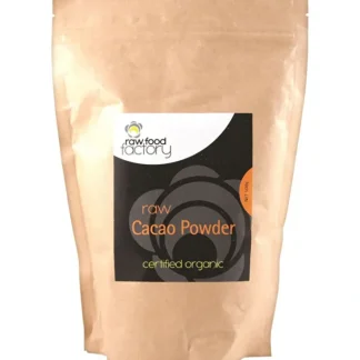 Raw Food Factory Organic Raw Cacao Powder 500g - Fresh Bloom Skin - Premium Skincare Solutions for Nourished, Hydrated, and Radiant Skin Every Day