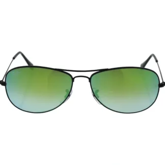 Ray Ban RB 3362 002-4J Cockpit - Black-Green Gradient Flash by Ray Ban for Unisex - 59-14-135 mm Sunglasses - Fresh Bloom Skin - Premium Skincare Solutions for Nourished, Hydrated, and Radiant Skin Every Day