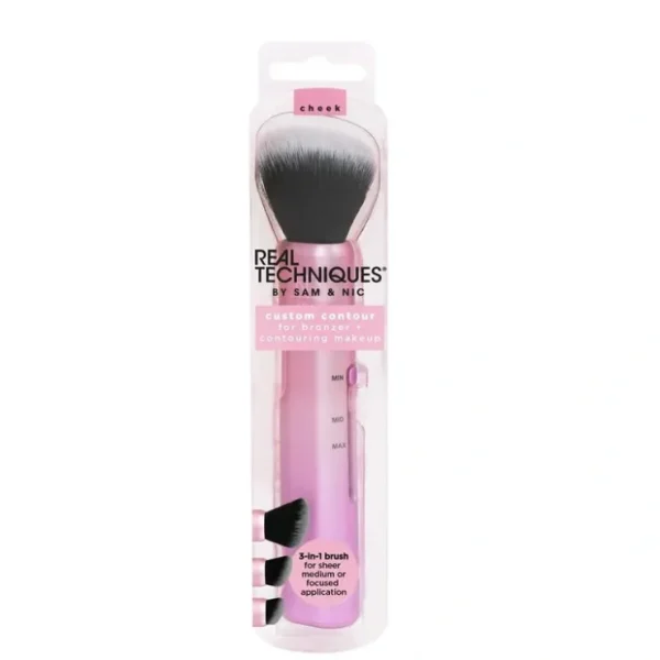 Real Techniques Slide Contour Brush - Fresh Bloom Skin - Premium Skincare Solutions for Nourished, Hydrated, and Radiant Skin Every Day