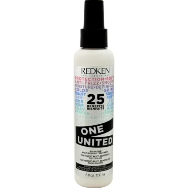 Redken One United All-In-One Multi-Benefit Treatment by Redken for Unisex - 5 oz Treatment - Fresh Bloom Skin - Premium Skincare Solutions for Nourished, Hydrated, and Radiant Skin Every Day
