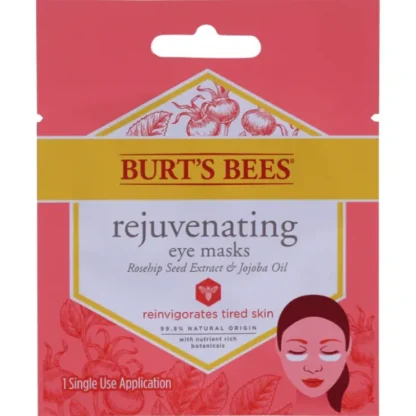 Rejuvenating Eye Mask by Burts Bees for Women - 0.02 oz Eye Mask - Fresh Bloom Skin - Premium Skincare Solutions for Nourished, Hydrated, and Radiant Skin Every Day