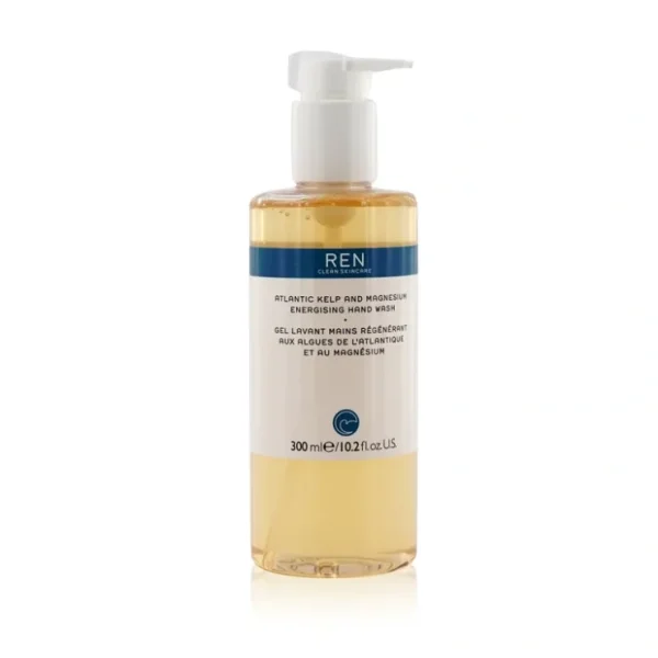 Ren Atlantic Kelp And Magnesium Energising Hand Wash 42791/5312 300ml/10.2oz - Fresh Bloom Skin - Premium Skincare Solutions for Nourished, Hydrated, and Radiant Skin Every Day