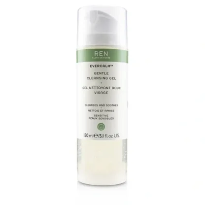 Ren Evercalm Gentle Cleansing Gel (For Sensitive Skin) 150ml/5.1oz - Fresh Bloom Skin - Premium Skincare Solutions for Nourished, Hydrated, and Radiant Skin Every Day