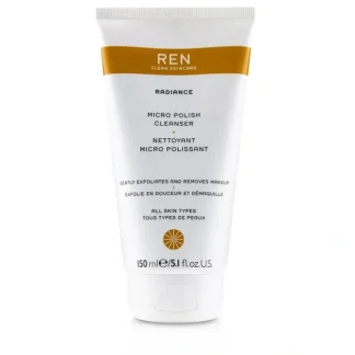 Ren Radiance Micro Polish Cleanser 150ml/5.1oz - Fresh Bloom Skin - Premium Skincare Solutions for Nourished, Hydrated, and Radiant Skin Every Day