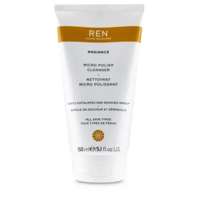 Ren Radiance Micro Polish Cleanser 150ml/5.1oz - Fresh Bloom Skin - Premium Skincare Solutions for Nourished, Hydrated, and Radiant Skin Every Day