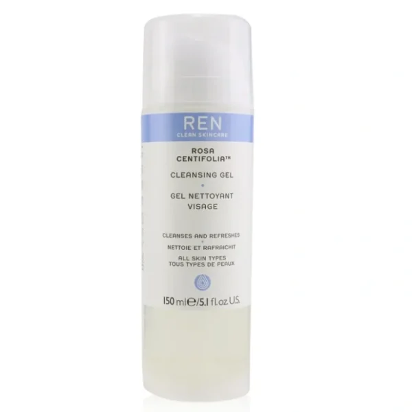 Ren Rosa Centifolia Cleansing Gel (All Skin Types) 150ml/5.1oz - Fresh Bloom Skin - Premium Skincare Solutions for Nourished, Hydrated, and Radiant Skin Every Day