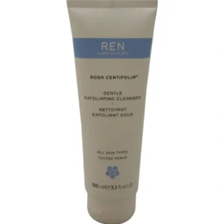 REN Rosa Centifolia Gentle Exfoliating Cleanser by REN for Unisex - 3.3 oz Cleanser - Fresh Bloom Skin - Premium Skincare Solutions for Nourished, Hydrated, and Radiant Skin Every Day