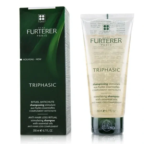 Rene Furterer Triphasic Anti-Hair Loss Ritual Stimulating Shampoo 200ml/6.7oz - Fresh Bloom Skin - Premium Skincare Solutions for Nourished, Hydrated, and Radiant Skin Every Day