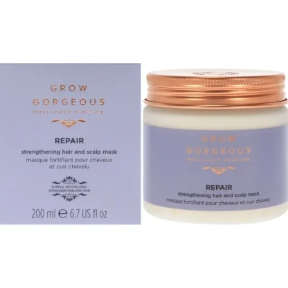 Repair Strengthening Hair and Scalp Mask by Grow Gorgeous for Unisex - 6.7 oz Masque - Fresh Bloom Skin - Premium Skincare Solutions for Nourished, Hydrated, and Radiant Skin Every Day