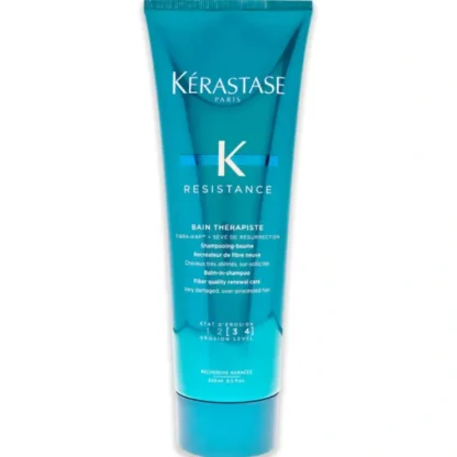 Resistance Bain Therapiste Shampoo by Kerastase for Unisex - 8.5 oz Shampoo - Fresh Bloom Skin - Premium Skincare Solutions for Nourished, Hydrated, and Radiant Skin Every Day