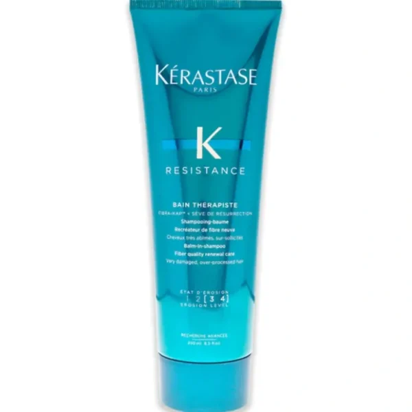 Resistance Bain Therapiste Shampoo by Kerastase for Unisex - 8.5 oz Shampoo - Fresh Bloom Skin - Premium Skincare Solutions for Nourished, Hydrated, and Radiant Skin Every Day