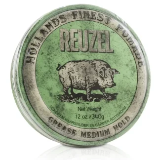 Reuzel Green Pomade (Grease Medium Hold) 340g/12oz - Fresh Bloom Skin - Premium Skincare Solutions for Nourished, Hydrated, and Radiant Skin Every Day