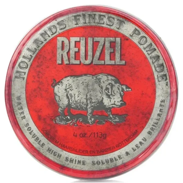 Reuzel Red Pomade (Water Soluble, High Sheen) 113g/4oz - Fresh Bloom Skin - Premium Skincare Solutions for Nourished, Hydrated, and Radiant Skin Every Day