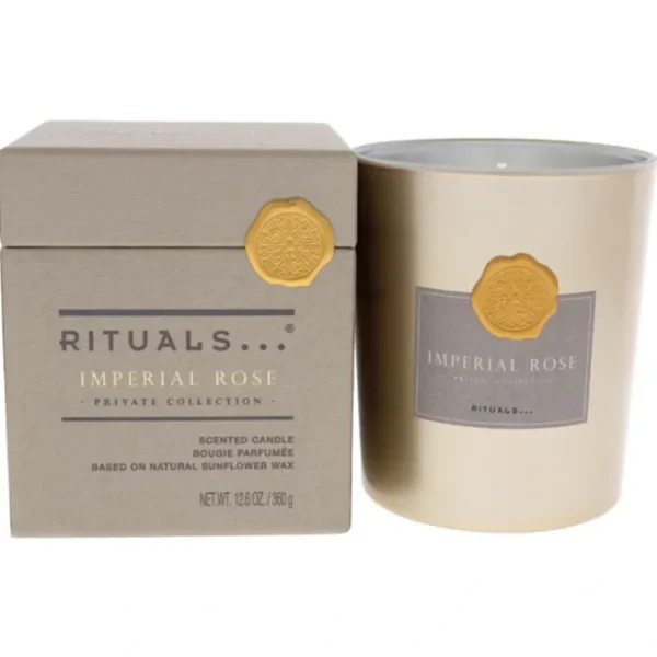 Rituals Imperial Rose Scented Candle by Rituals for Unisex - 12.6 oz Candle - Fresh Bloom Skin - Premium Skincare Solutions for Nourished, Hydrated, and Radiant Skin Every Day